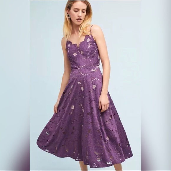 Anthropologie Moulinette Soeurs Scalloped Lace - Picture 3 of 6